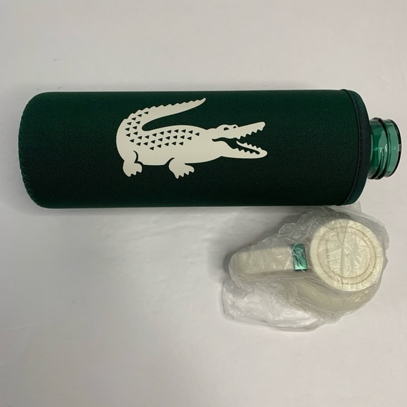 Lacoste Glass Tumbler with Holder & Strap New - Picture 5 of 10